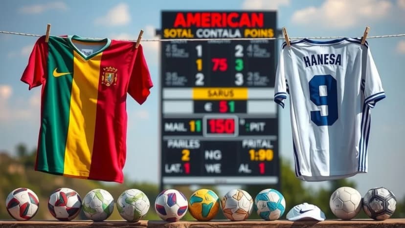 Argentina mot Uruguay fotboll poängställning