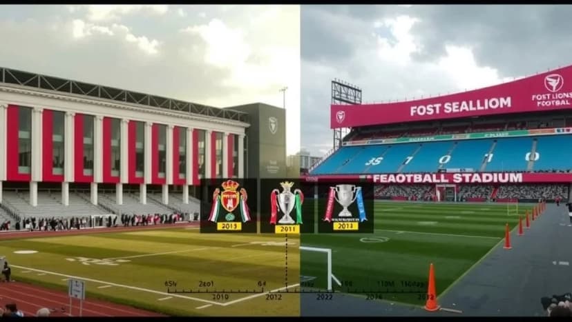 Italien och England fotboll genom tiderna