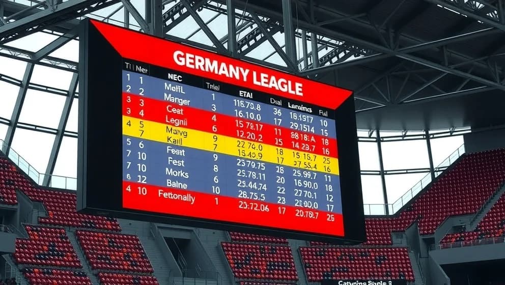 Poängställning i Tysklands herrlandslag i fotboll