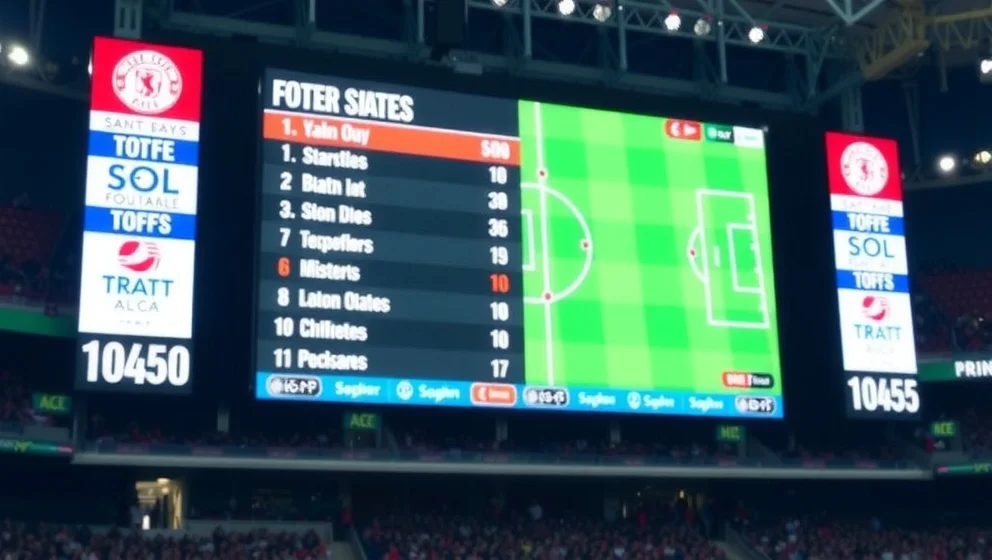 Ukrainas fotbollsherrar poängställning och resultat