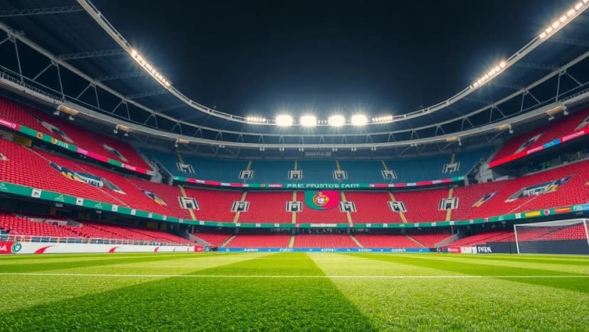 Portugal herrlandslag spelar i VM